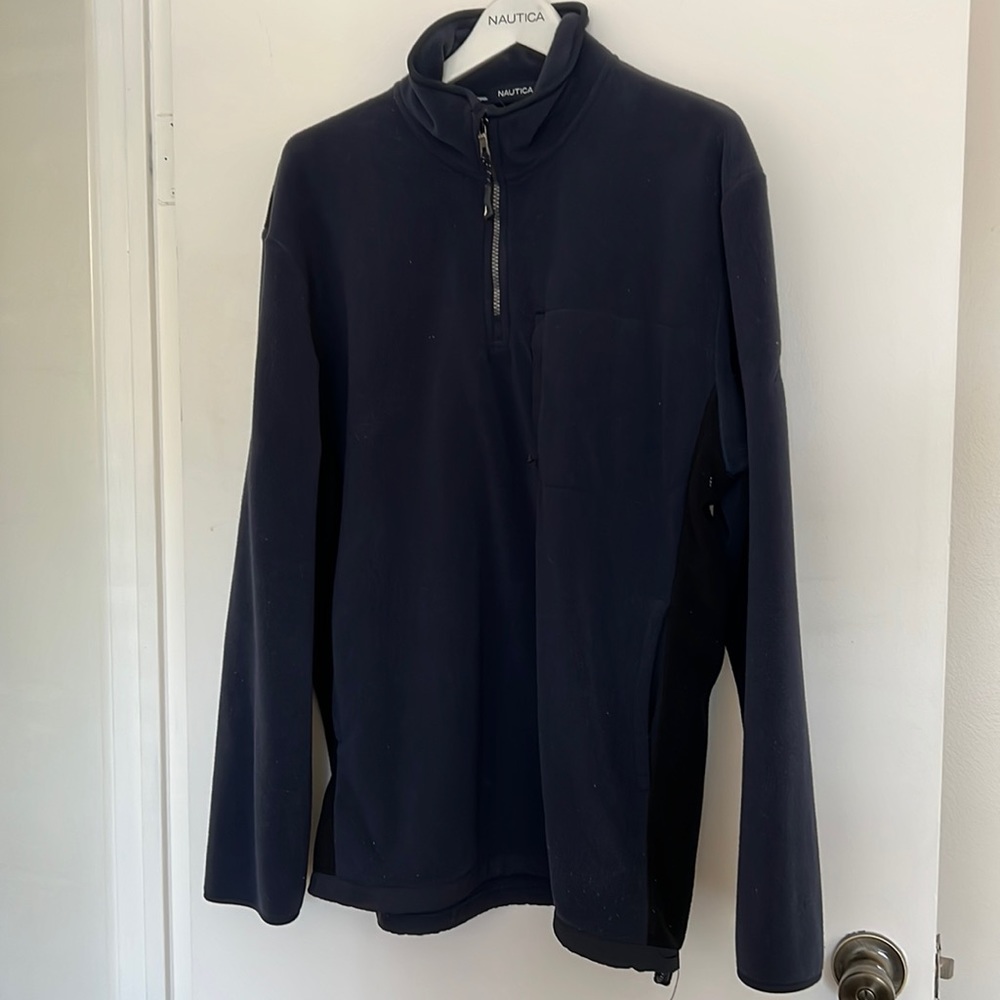 Nautica pullover zippered sweatshirt